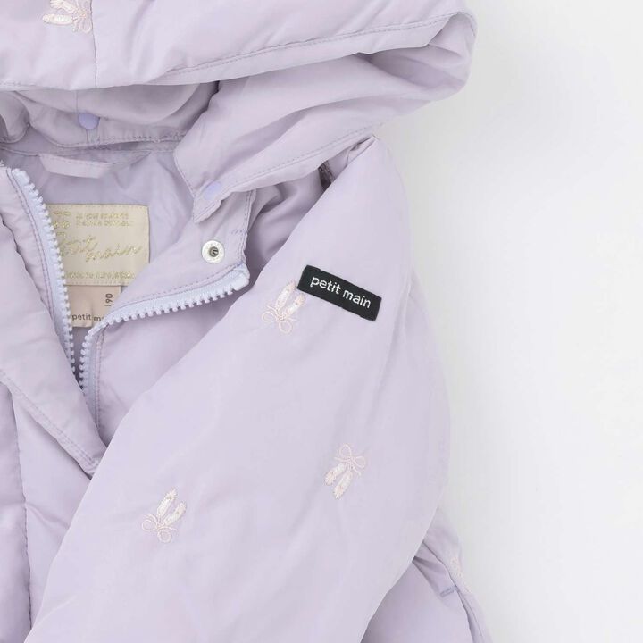 [Link] Embroidered Padded Jacket,Ivory, medium image number 11