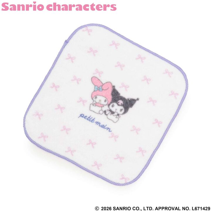 [Sanrio Characters] Printed Handkerchief,Light pink, medium image number 0