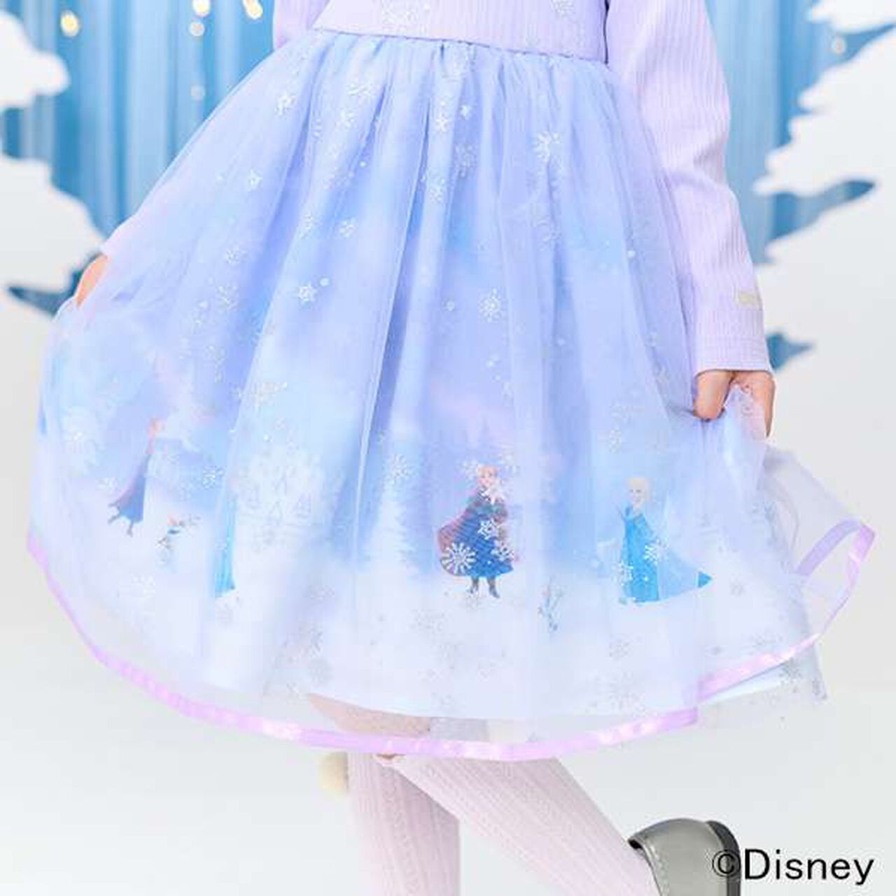 [Frozen] Elsa/Docking Dress,Lavender, large image number 8