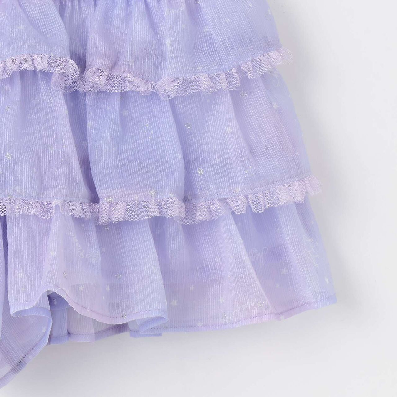 Zodiac Pattern Tiered Culotte Skirt,Navy, large image number 12