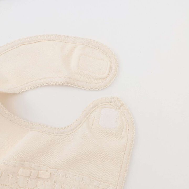 Irish Lace Bib,Pearl white, medium image number 2