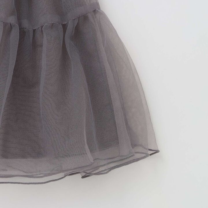 2WAY Tiered Skirt Convertible into Tunic,Charcoal gray, medium image number 16