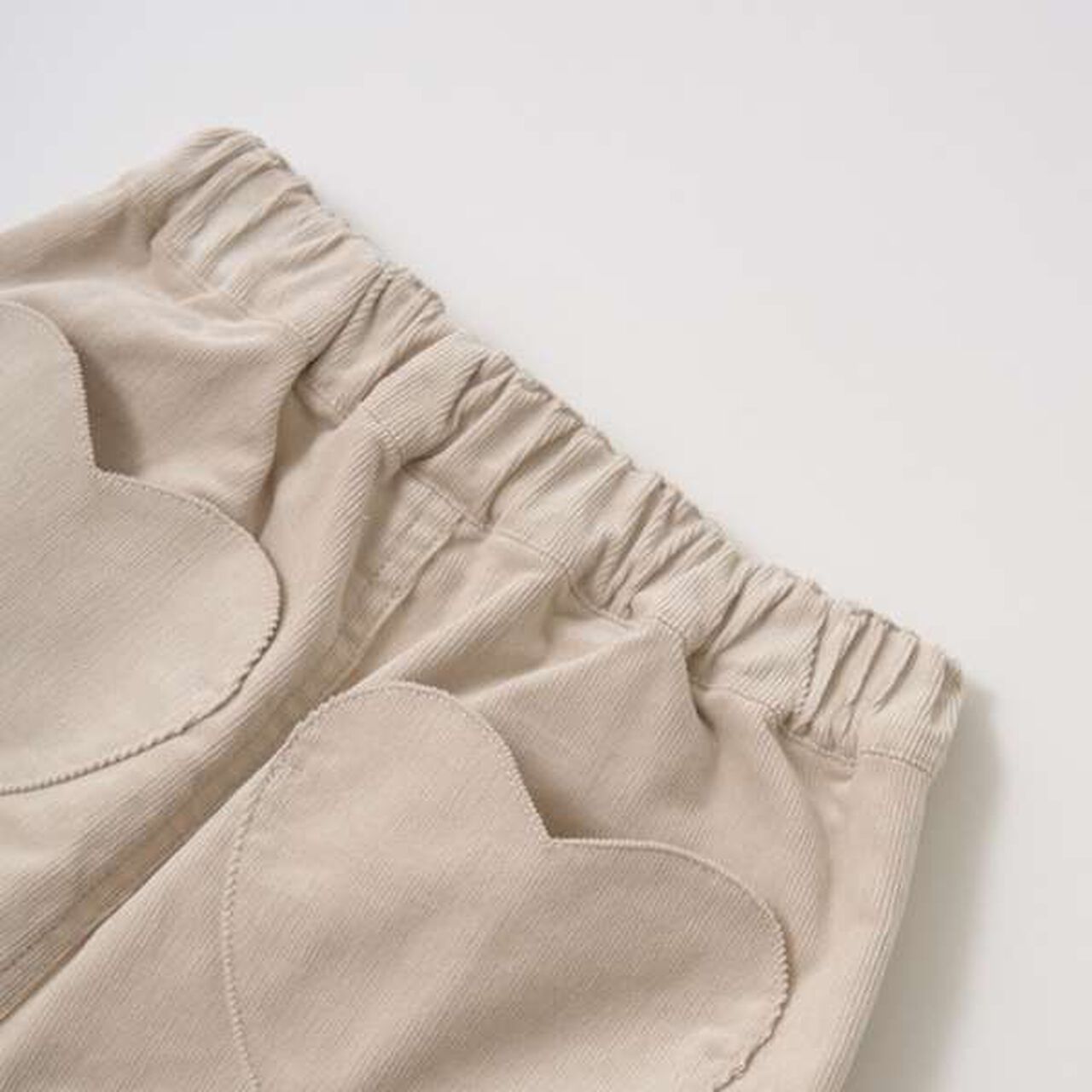 Heart Pocket Corduroy Pants,Charcoal gray, large image number 14