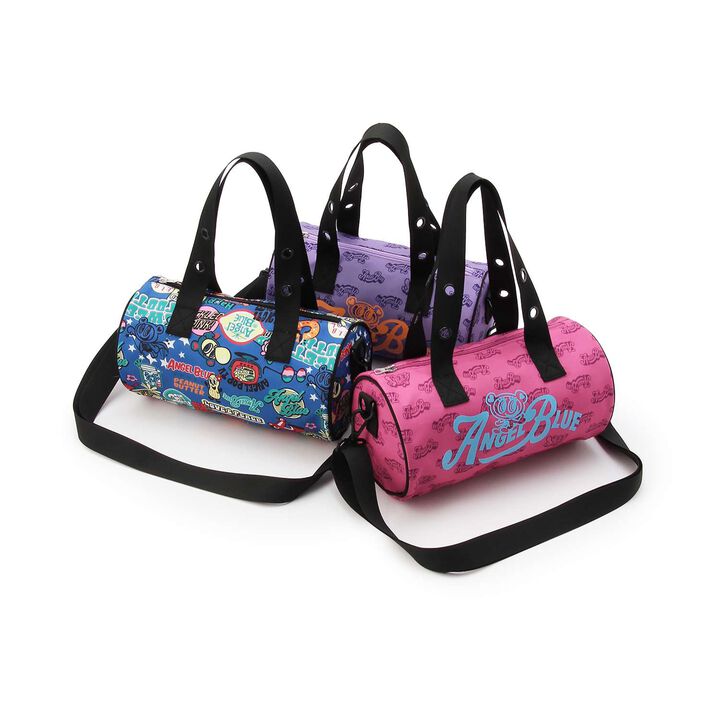 [Angel Blue] All-Over Pattern Drum Bag,Deep pink, medium image number 9