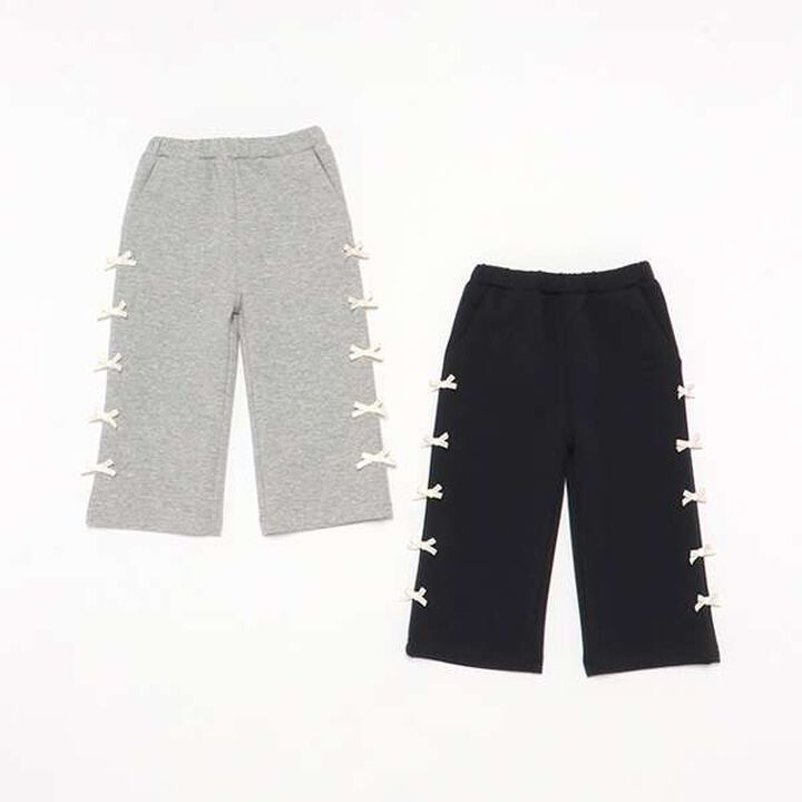 [Anti-Stain] Link Ribbon Wide Pants,Navy, medium image number 6