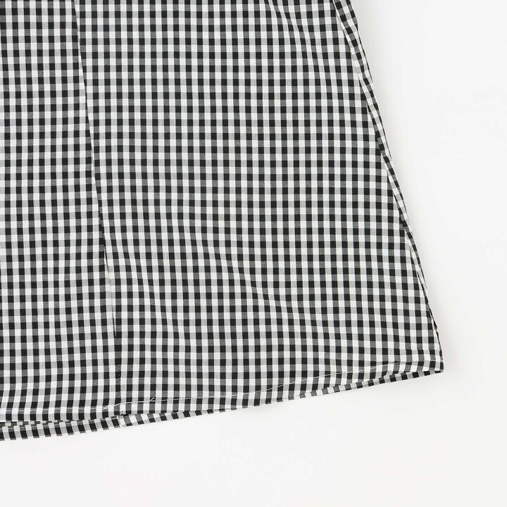 [Parent-Child Matching] Puff Sleeve Peplum One-Piece Dress,Black, medium image number 5