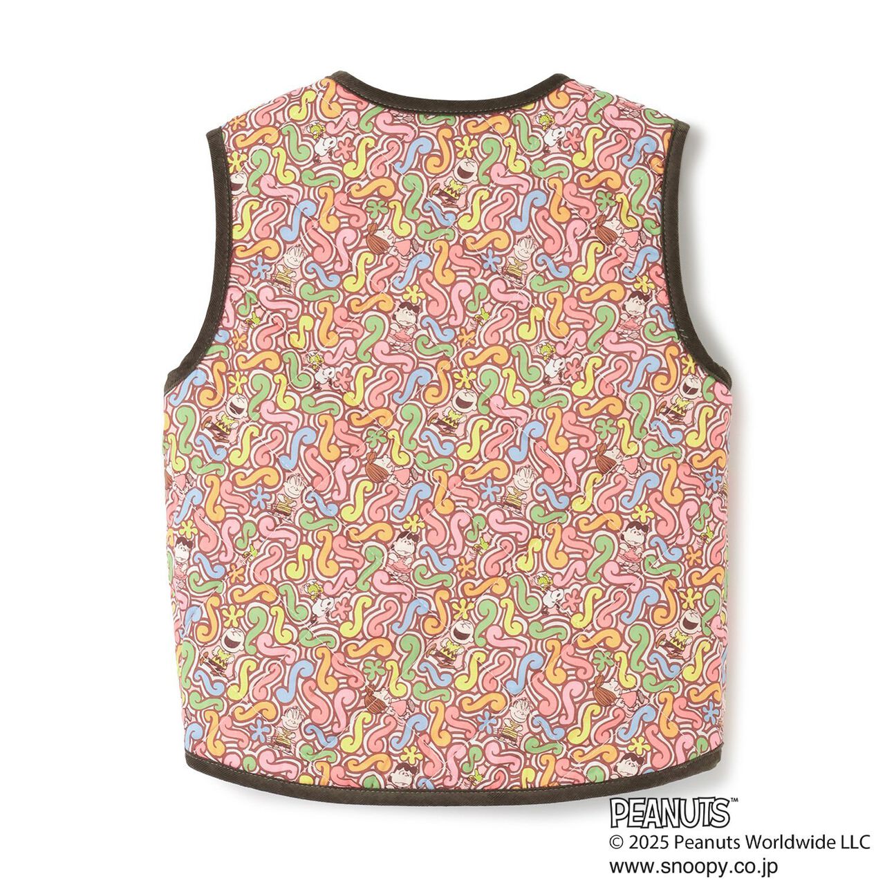 [PEANUTS] Reversible Vest,Black, large image number 4