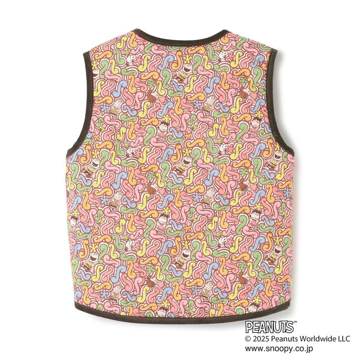 [PEANUTS] Reversible Vest,Black, medium image number 4