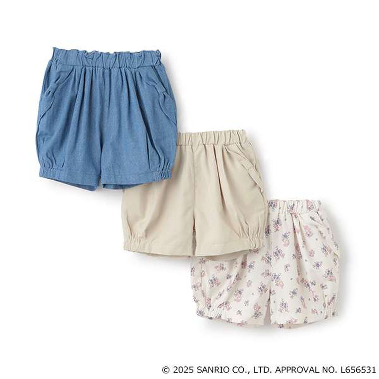 Sanrio Characters Balloon Shorts,Blue, large image number 25