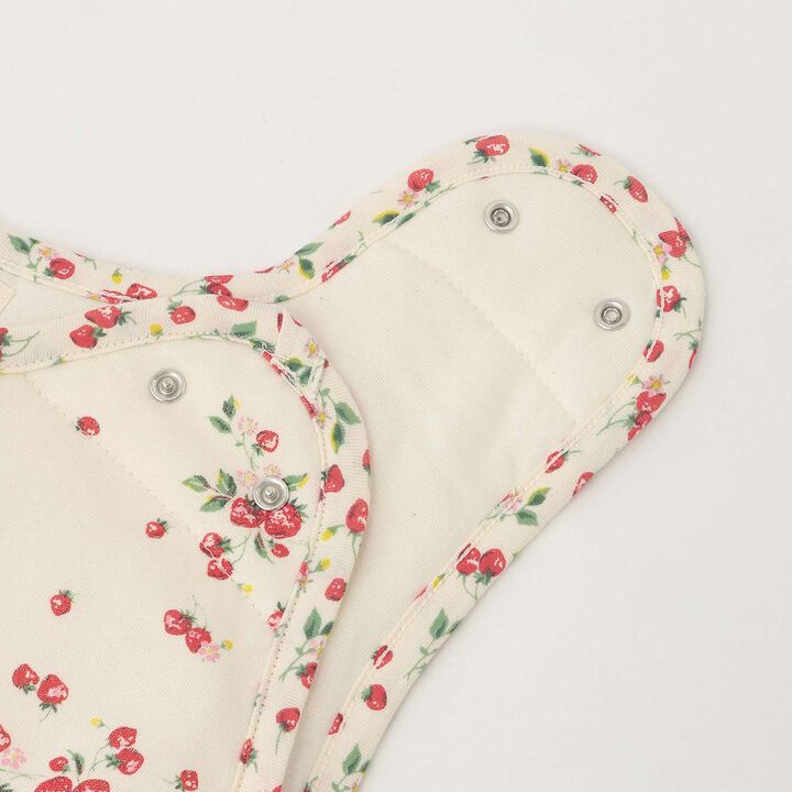 Wild Strawberry Sleeper [Organic] [Made in Japan],Pearl white, medium image number 4