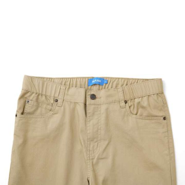 Cotton-Poly Stretch Twill Slim Pants,Beige, medium image number 9