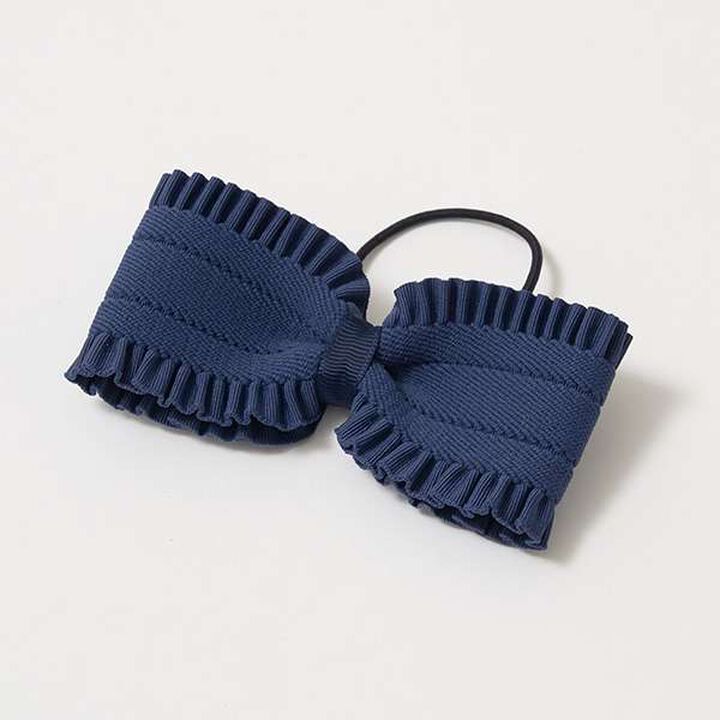 Frill Ribbon Hair Tie,Red, medium image number 6