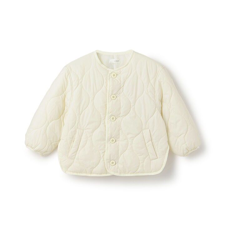 [Mix and Match Series] Quilted Jacket,Off white, medium image number 1