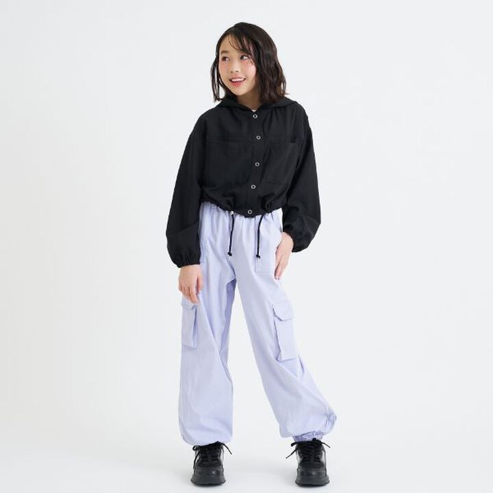 [UV & Cool Touch] Short Bomber Jacket,Black, medium image number 12