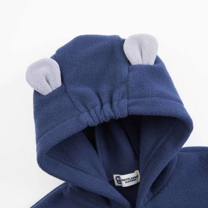 KPBOY Bear Crochet Fleece Cape,Beige, medium image number 4