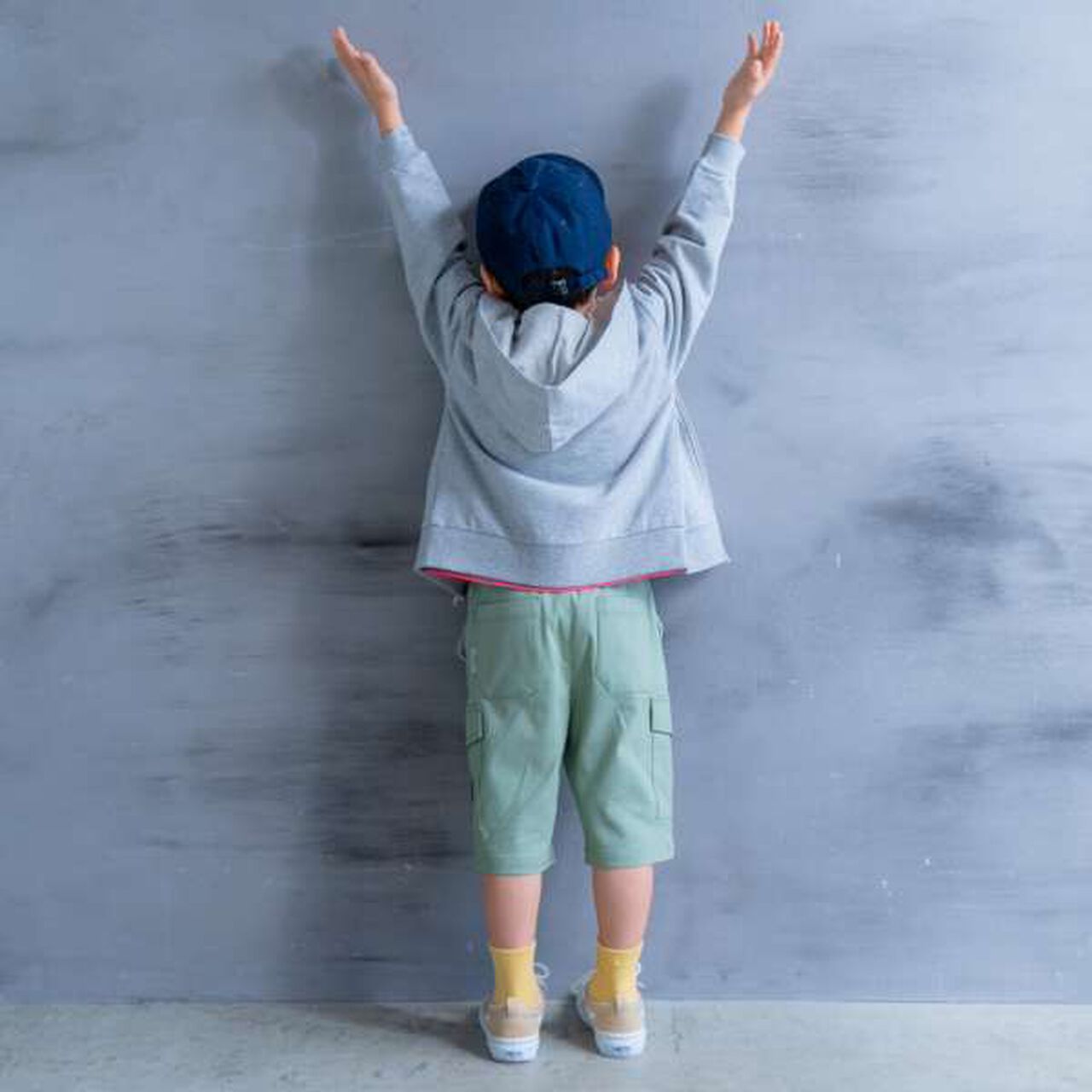 Cargo Half Pants,Light gray, large image number 2