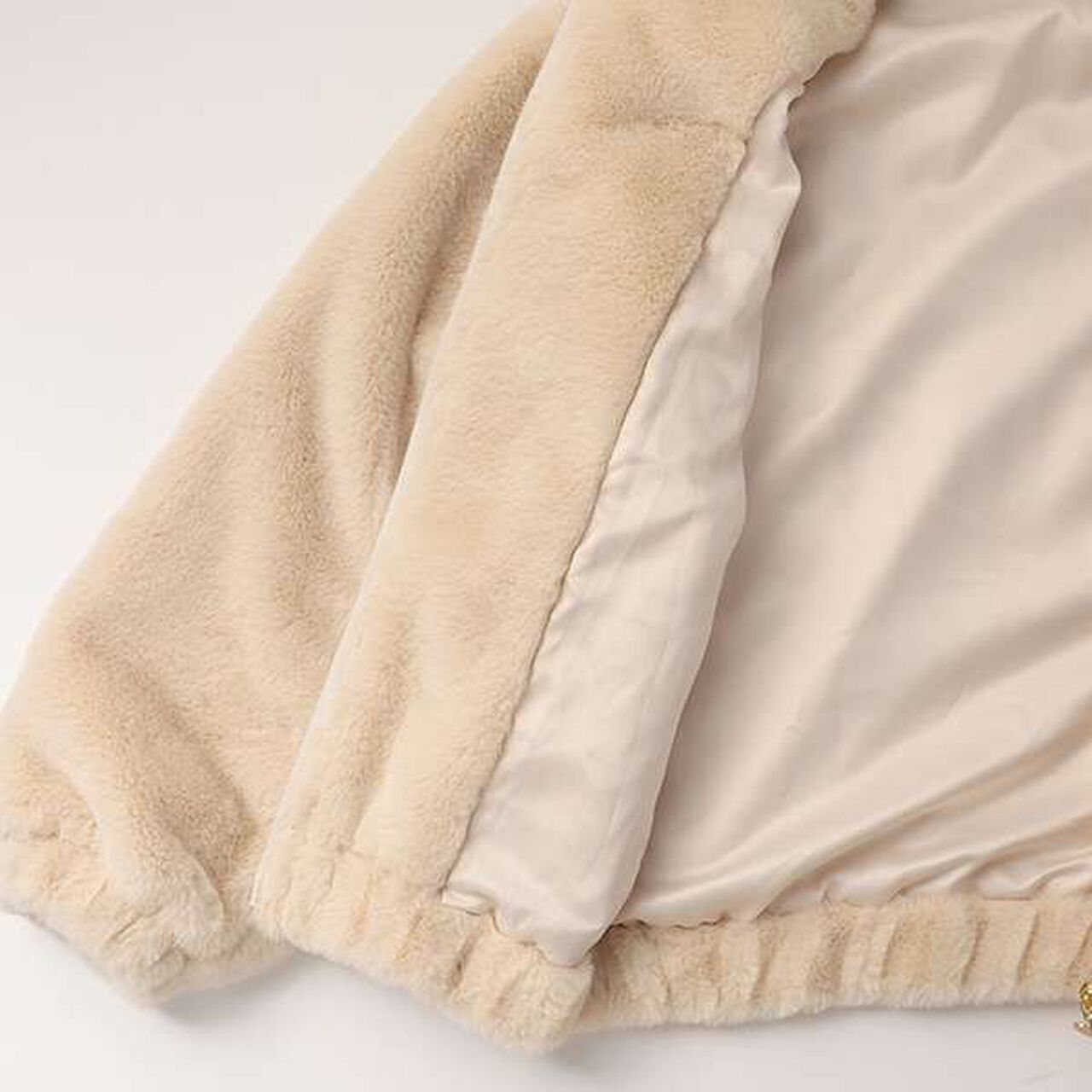 Faux Fur Jacket,Light beige, large image number 5
