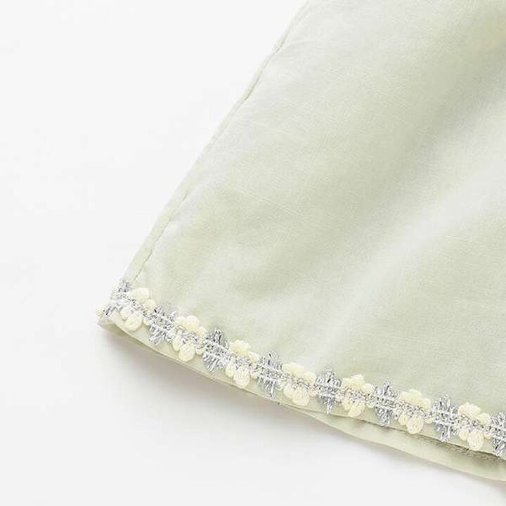 [Link] Shirred Tiered Outfit Set,Light khaki, medium image number 4