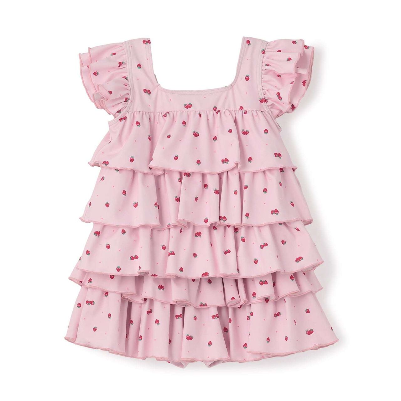 [SWIM] [UV Protection] Tiered Top & Tiered Skirt Separate Swimsuit,Lavender, large image number 5