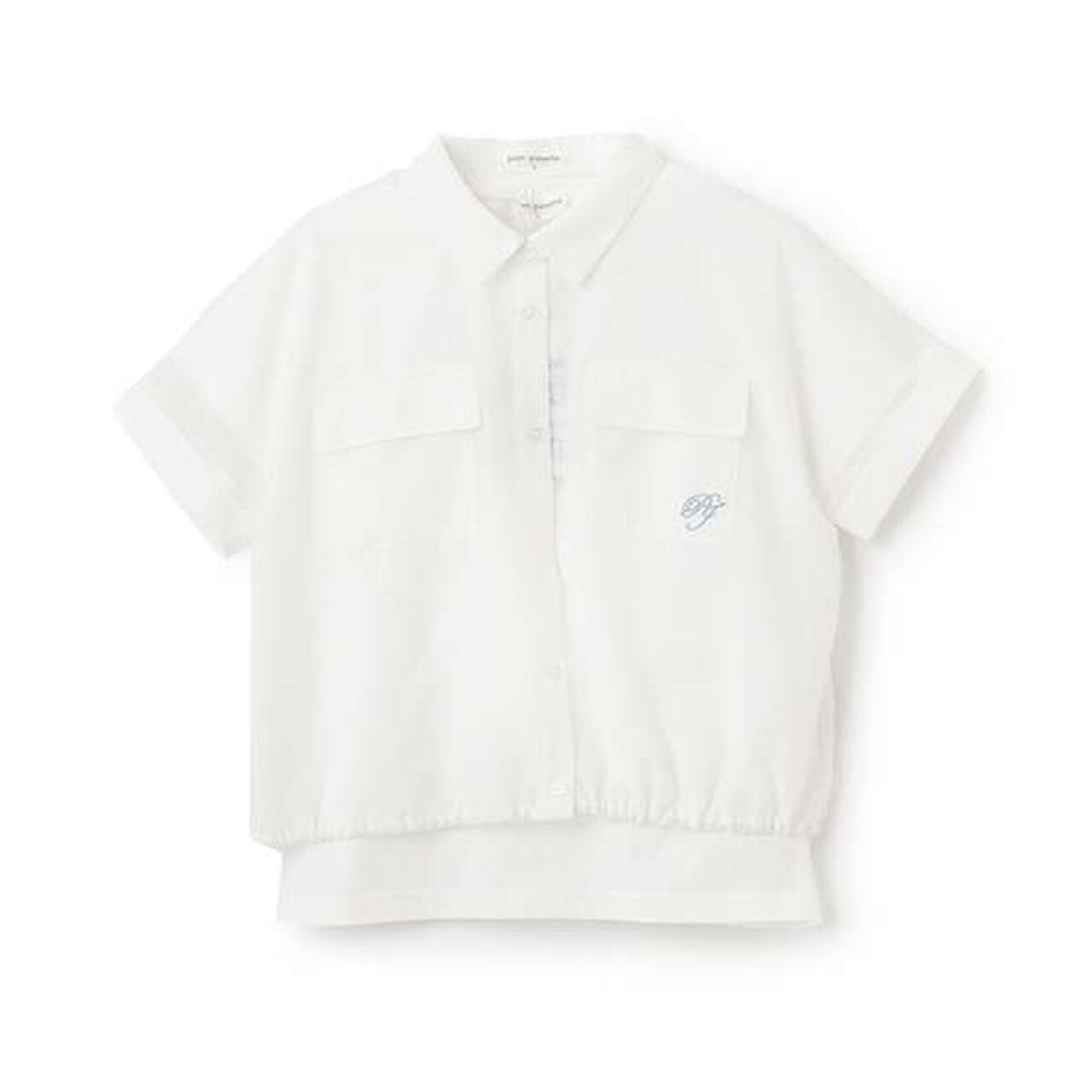 Sheer Shirt + Logo T-Shirt Set,White, large image number 17