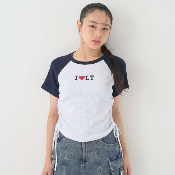 Quick-Dry Absorbent/Smooth ILove Drawstring T-Shirt,, medium