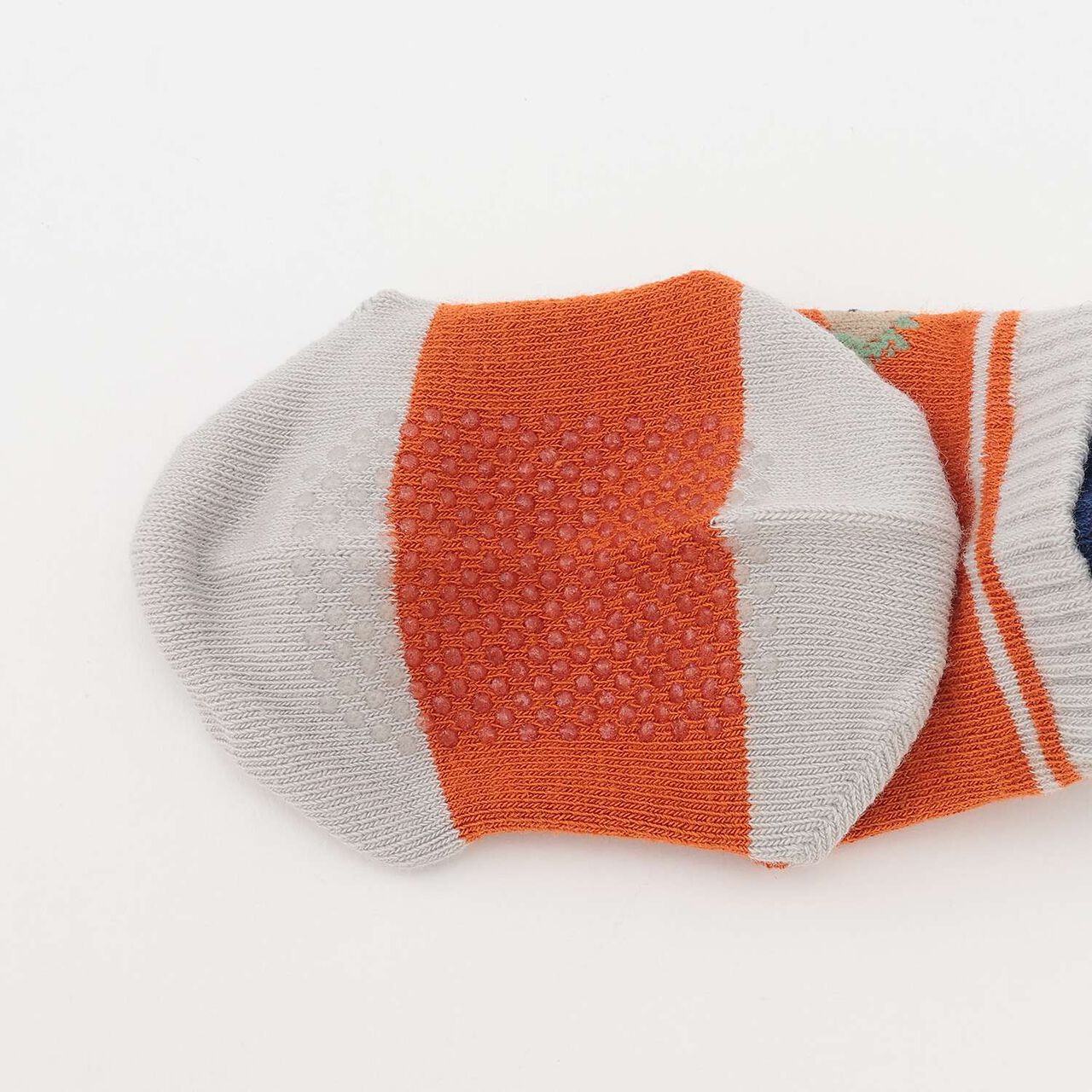 Dinosaur Crew Socks [Made in Japan],Brick, large image number 2