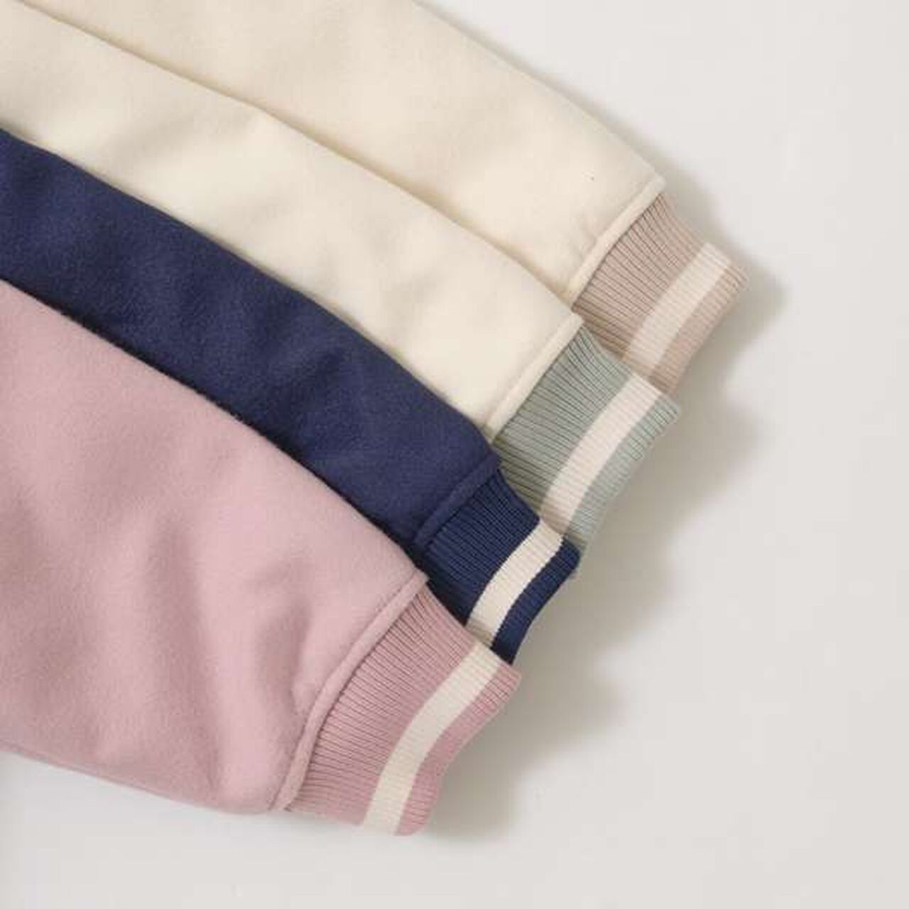 Sailor Collar Varsity Jacket,Beige, large image number 17