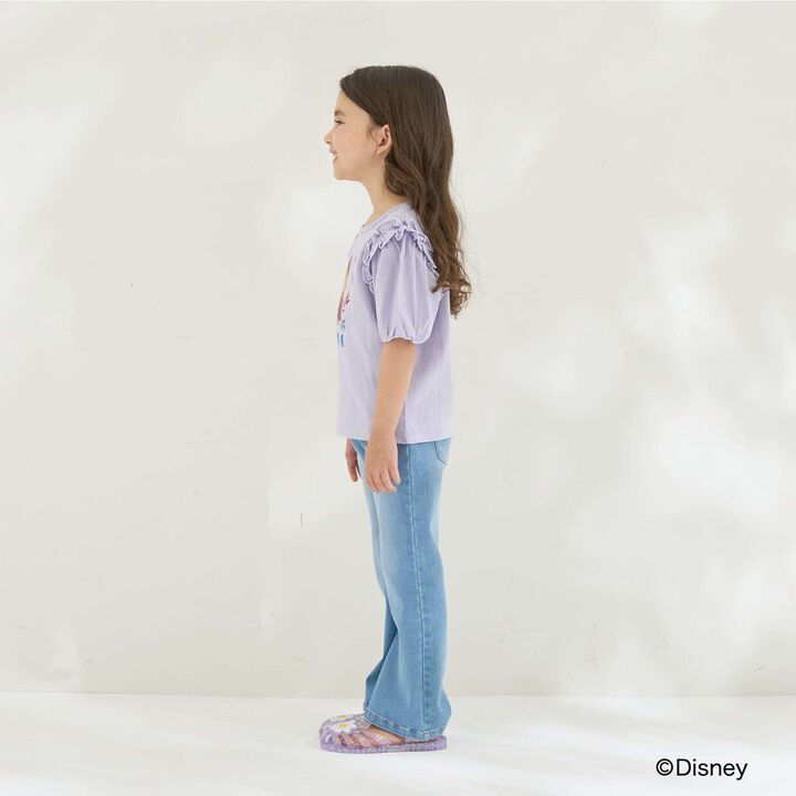 [Disney Frozen] 100% Cotton Sherbet Jersey Puff Sleeve T-Shirt [Kids Girls] UV Cool Touch Shape-Retaining,Lavender, medium image number 17