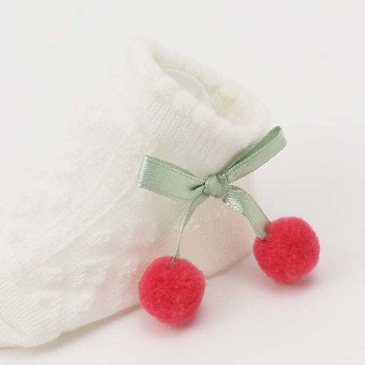 Fruit Cup Socks,Light pink, medium image number 3