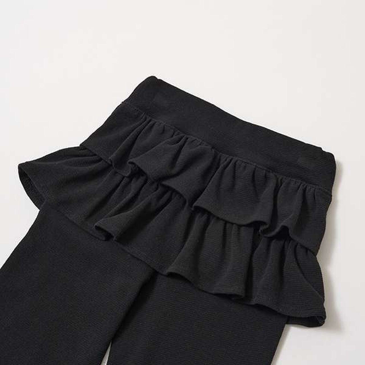 Tomo Pants with Frills Slim Pants,Blue gray, large image number 9