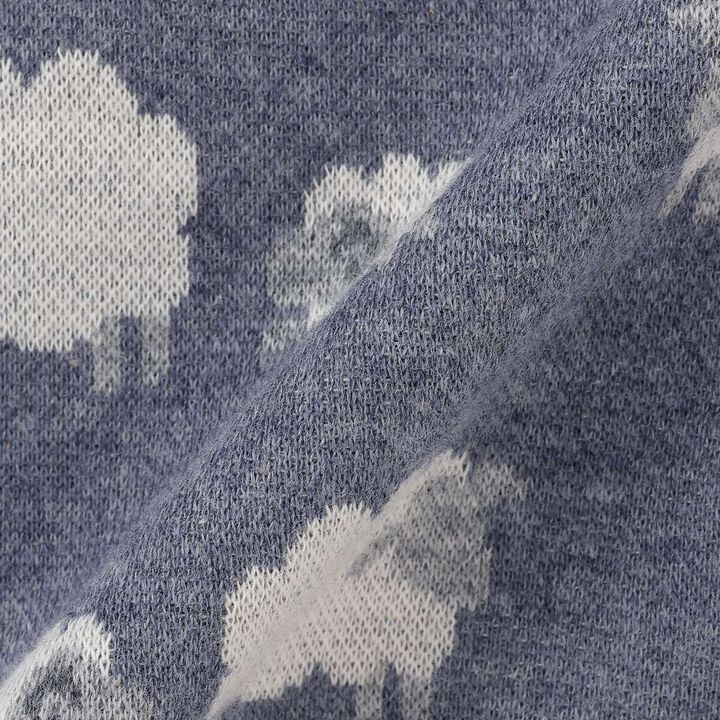 Organic Jacquard 2WAY Romper [Made in Japan],Blue, medium image number 6