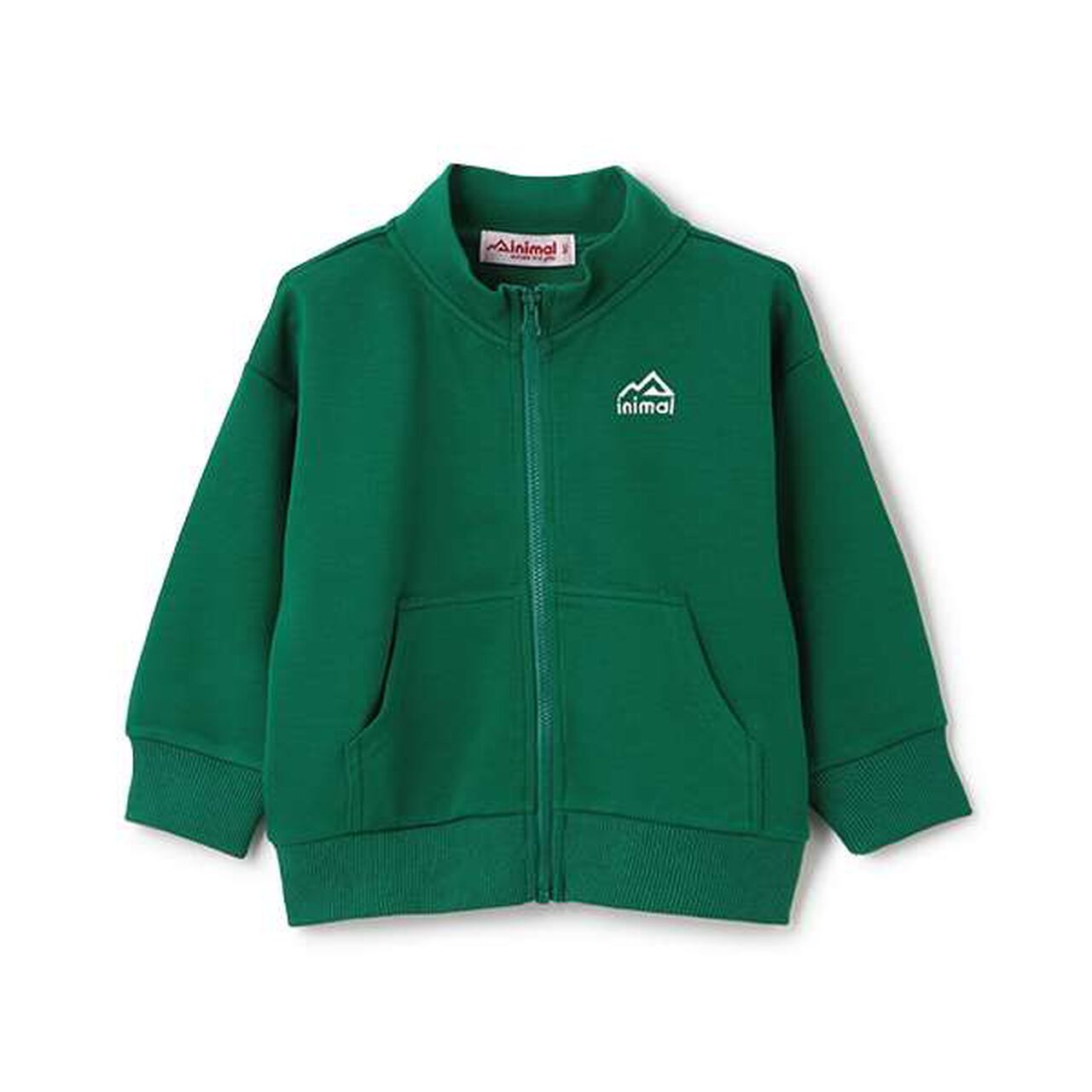 [Water-Repellent] Ponte Zip Stand Collar,Black, large image number 3