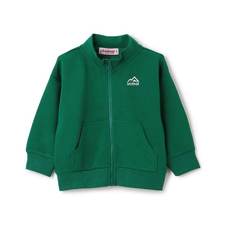 [Water-Repellent] Ponte Zip Stand Collar,Black, medium image number 3