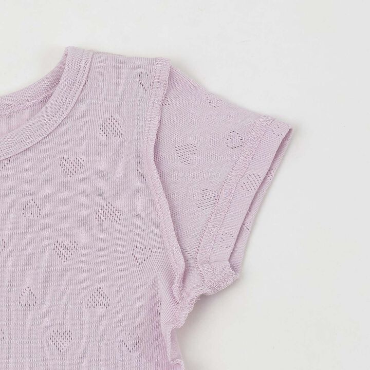 [Weak Acidity] 2-Pack Short-Sleeve Undershirts,Lavender, medium image number 2