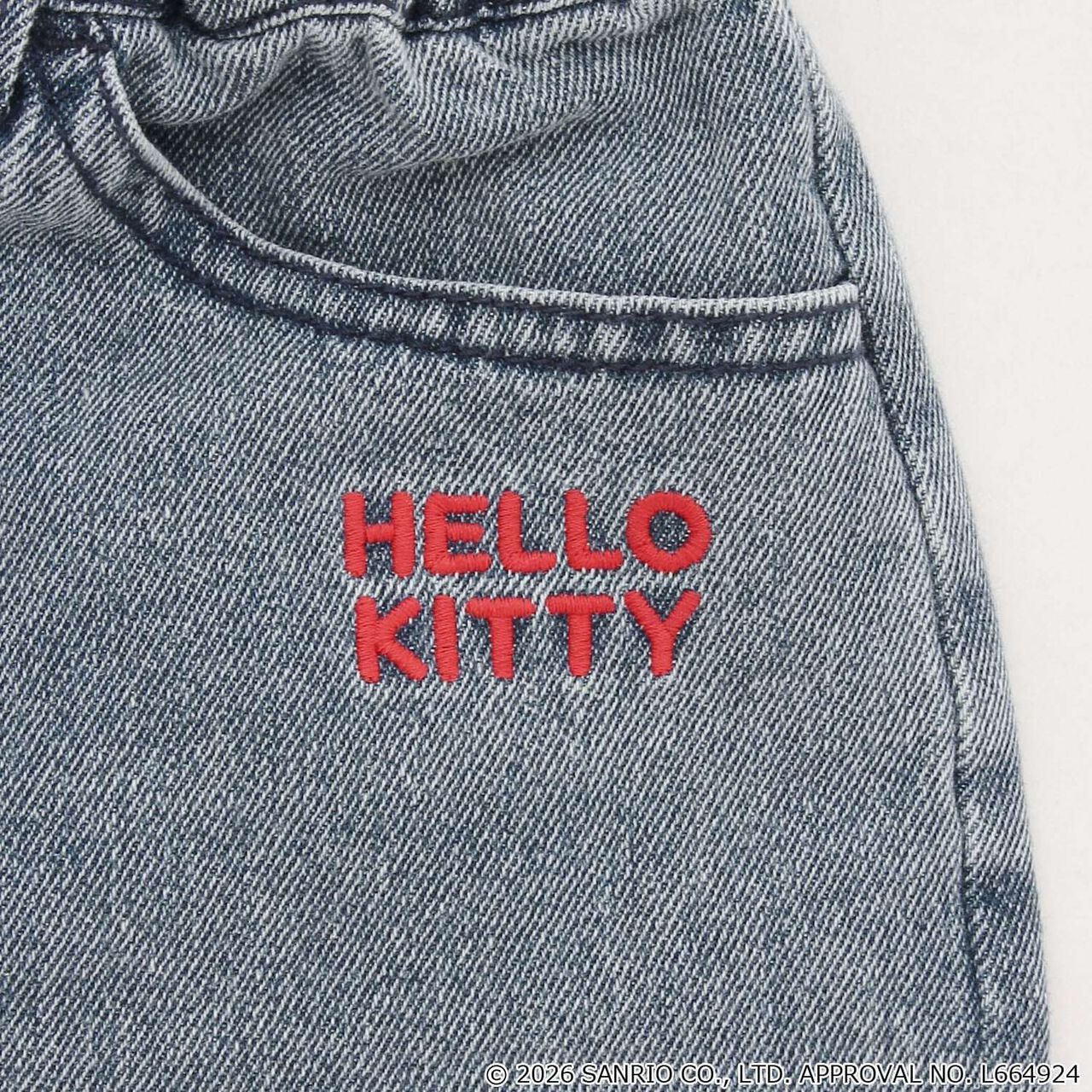 [Sanrio Characters] Denim Shorts,Black, large image number 19