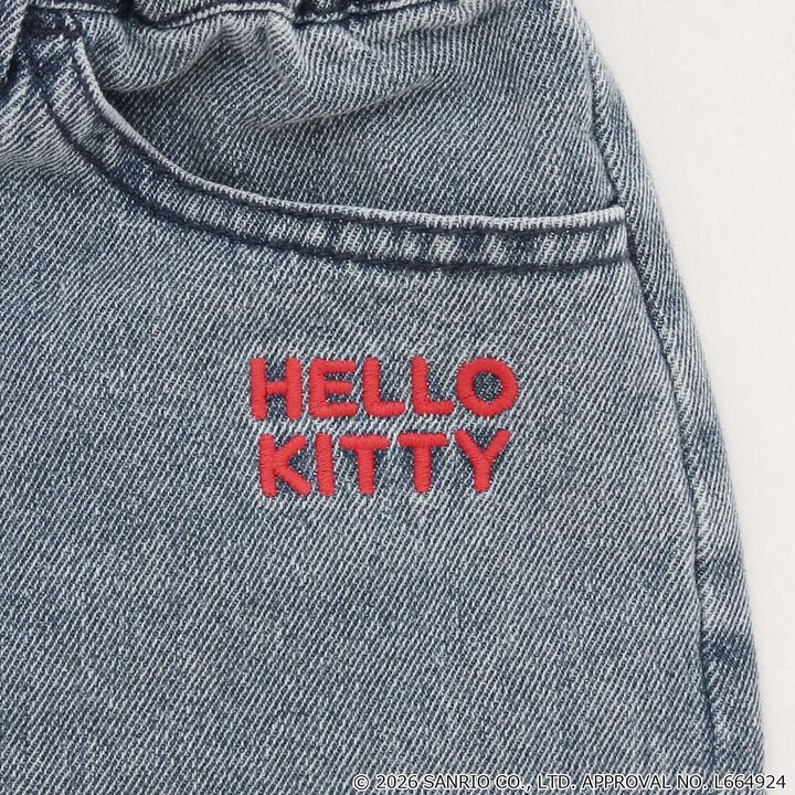 [Sanrio Characters] Denim Shorts,Black, medium image number 19