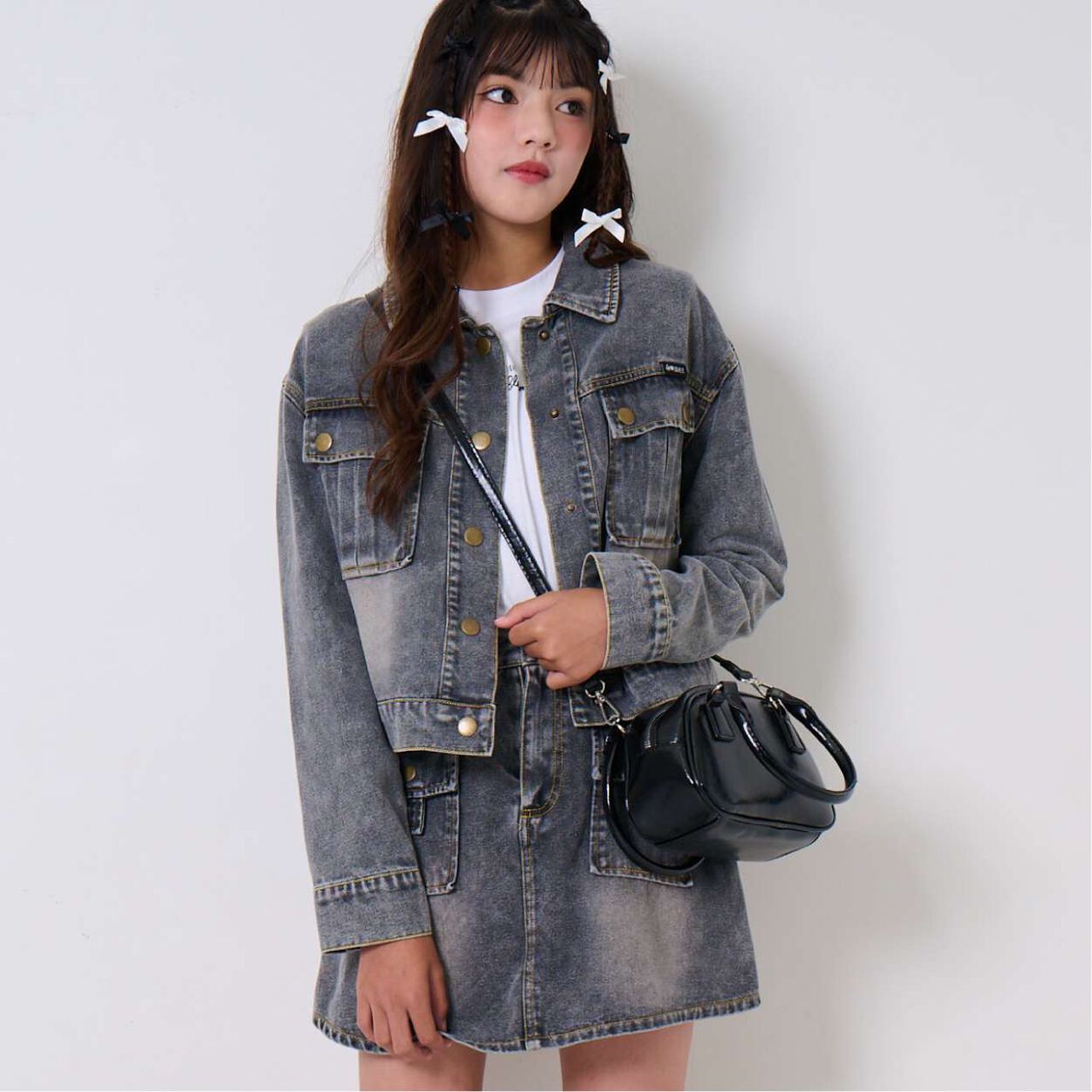 Mini Boston Bag (Featured in Cuugal August Issue),Black, large image number 0