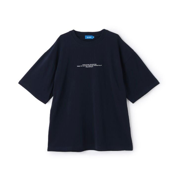 [Cool Touch] High Cool Cotton Back Photo Short Sleeve T-Shirt,Blue, medium image number 19