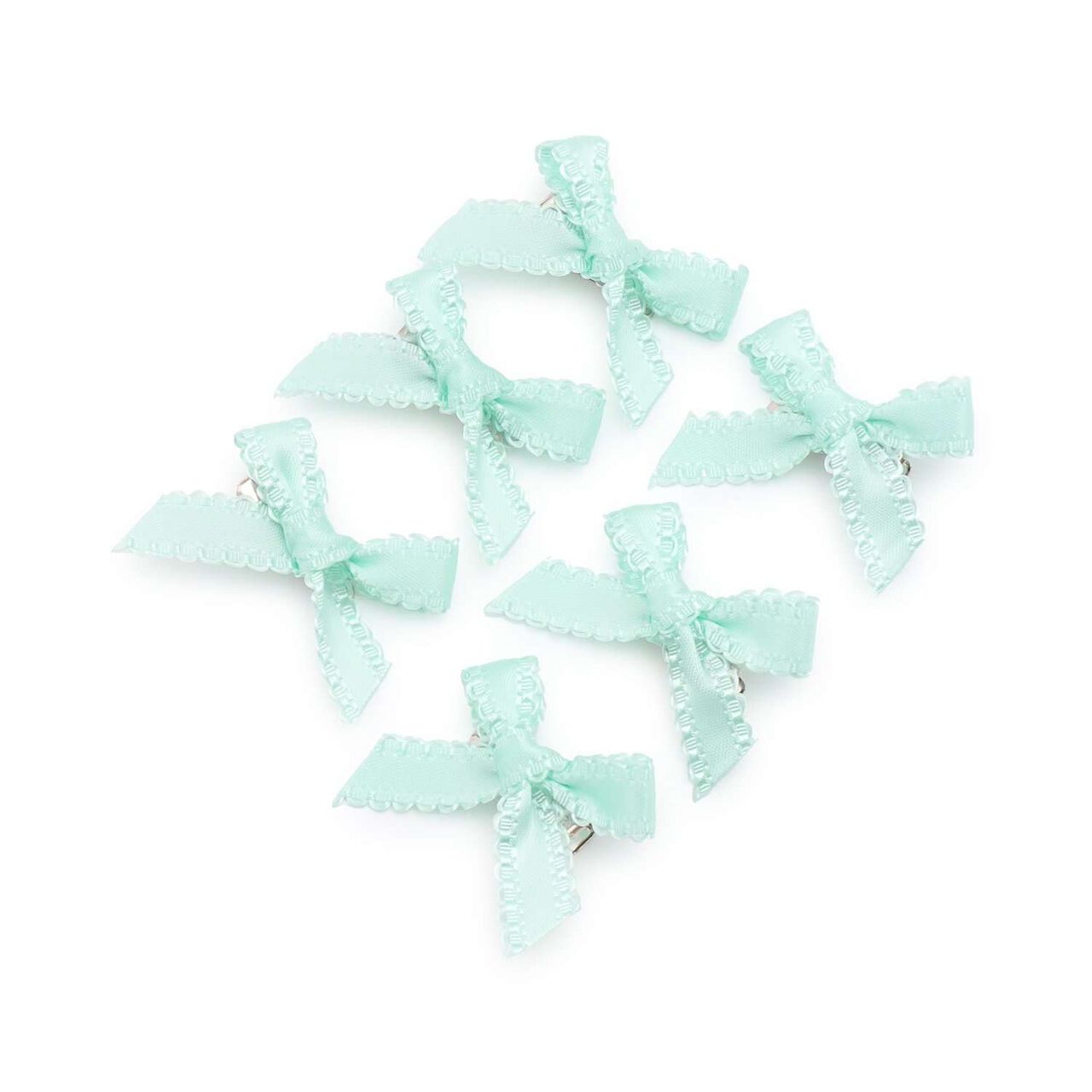 Mini Hair Clips (Set of 6),Cream, large image number 5