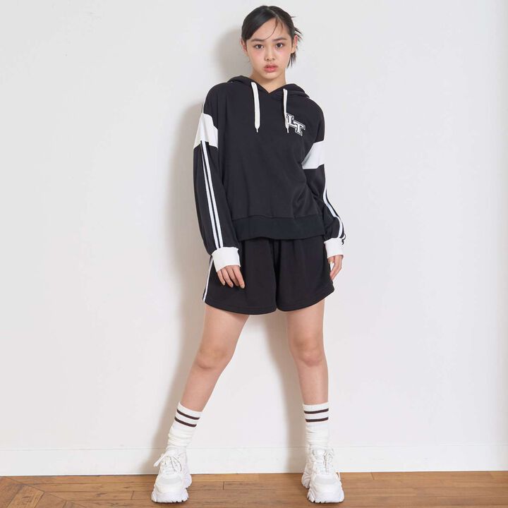 [LTXC] Long-Sleeve Line Parka Setup,Black, medium image number 16