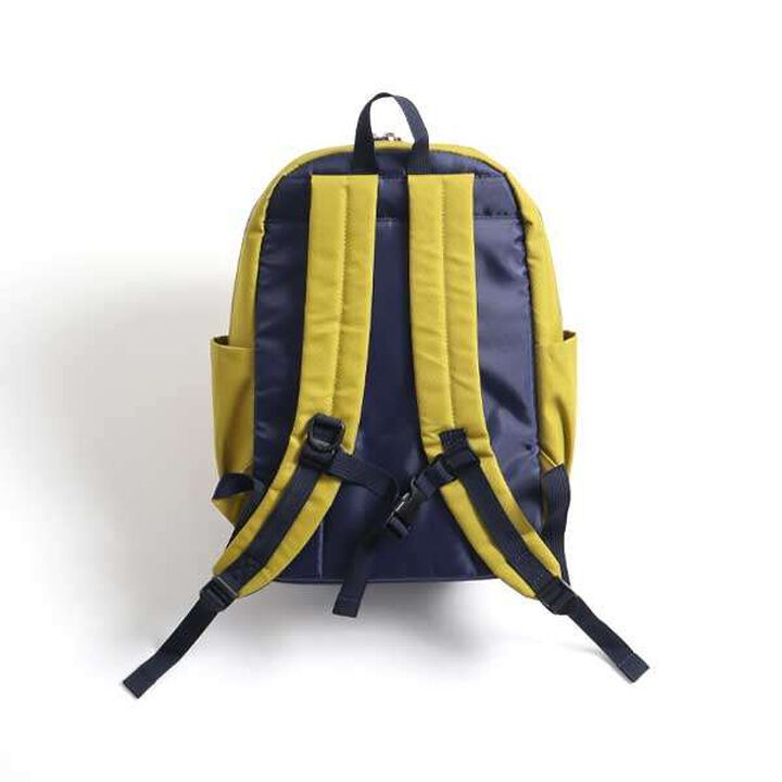 Dinosaur Motif Polyester Ox Backpack (M),Navy, medium image number 11