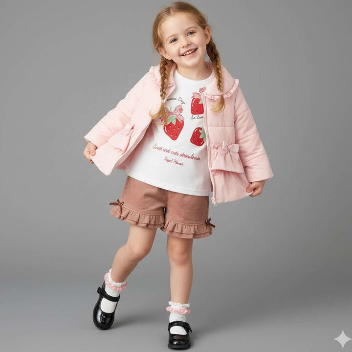 Padded Peplum Blouson,Pink, medium image number 21