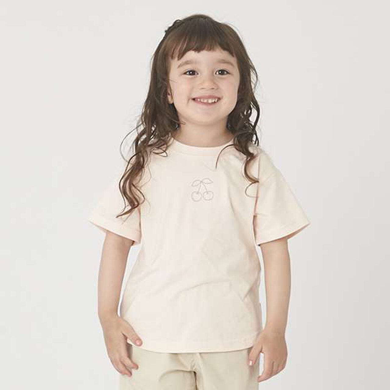 [GOOD PRICE] Cool Touch] Embroidered T-Shirt,Off white, large image number 18