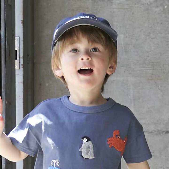 [Link] Logo Embroidery Cap (Kids),Ivory, medium image number 7