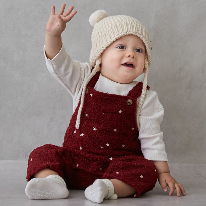 Star Embroidery Overalls Coverall,, medium