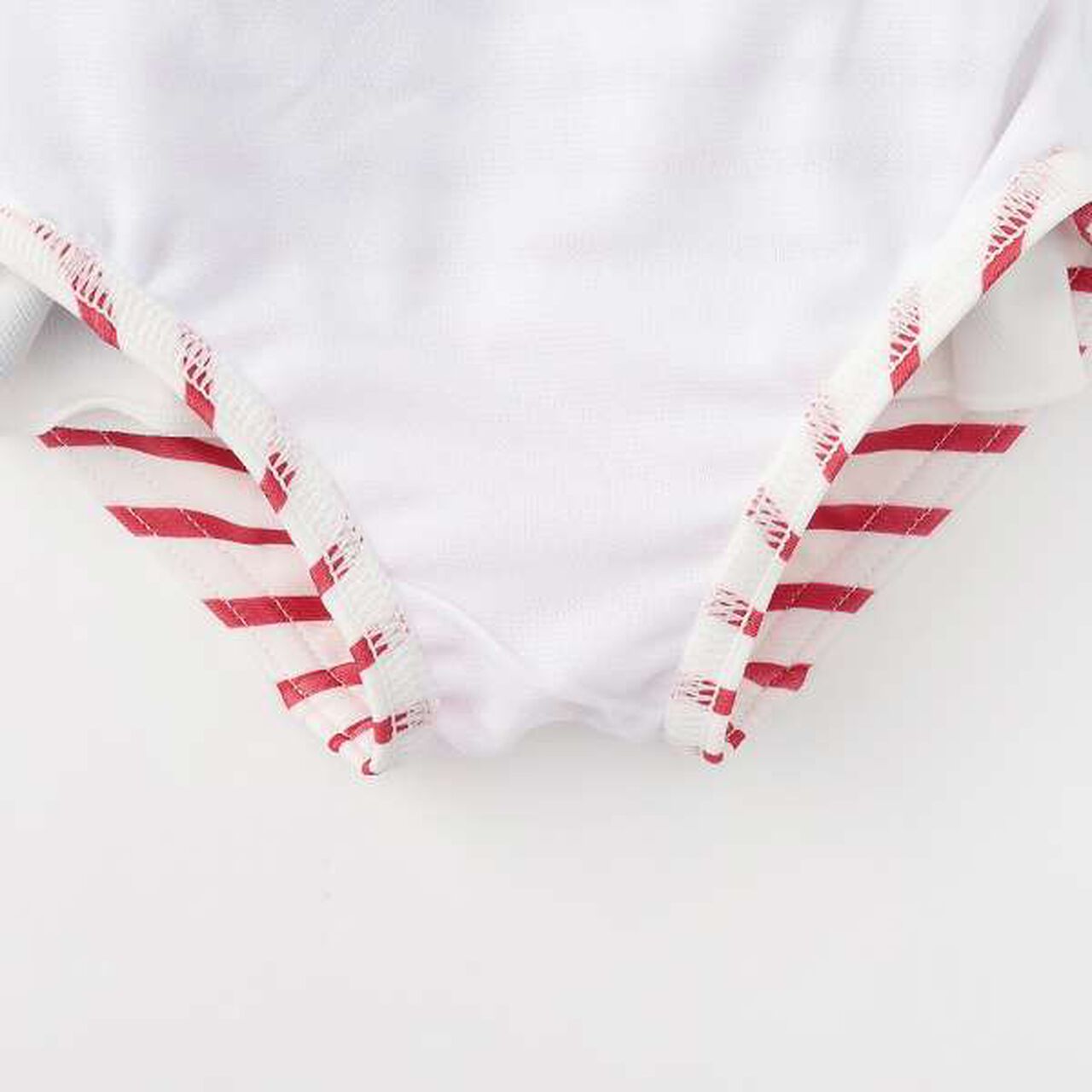 [SWIM] Girls Sailor Swimsuit,Red, large image number 8