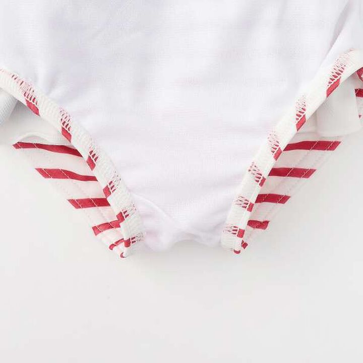 [SWIM] Girls Sailor Swimsuit,Red, medium image number 8