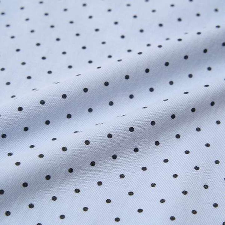 Soft Cotton Mini Puff Short Sleeve T-Shirt with Dot Print,Off white, medium image number 25