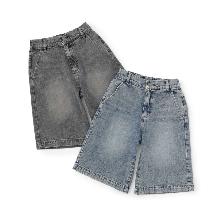 [LTXC] Half-Length Denim Pants,Gray, medium image number 12