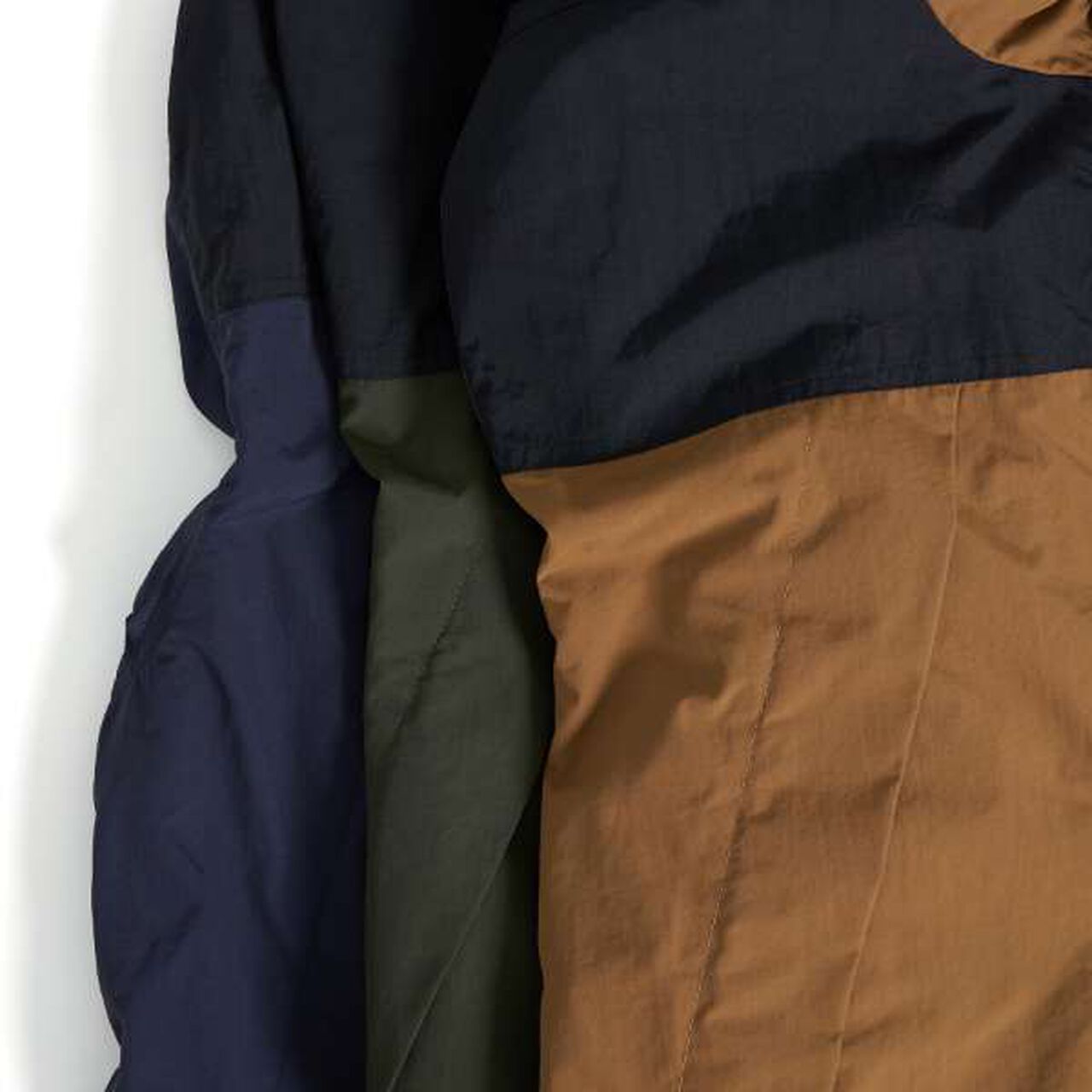 Water-Repellent Nylon 3-Way Coat with Boa Inner,Khaki, large image number 9